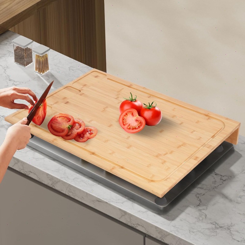 Penutup Kompor Bambu Besar den - Bamboo Cutting Board ulasan dan harga