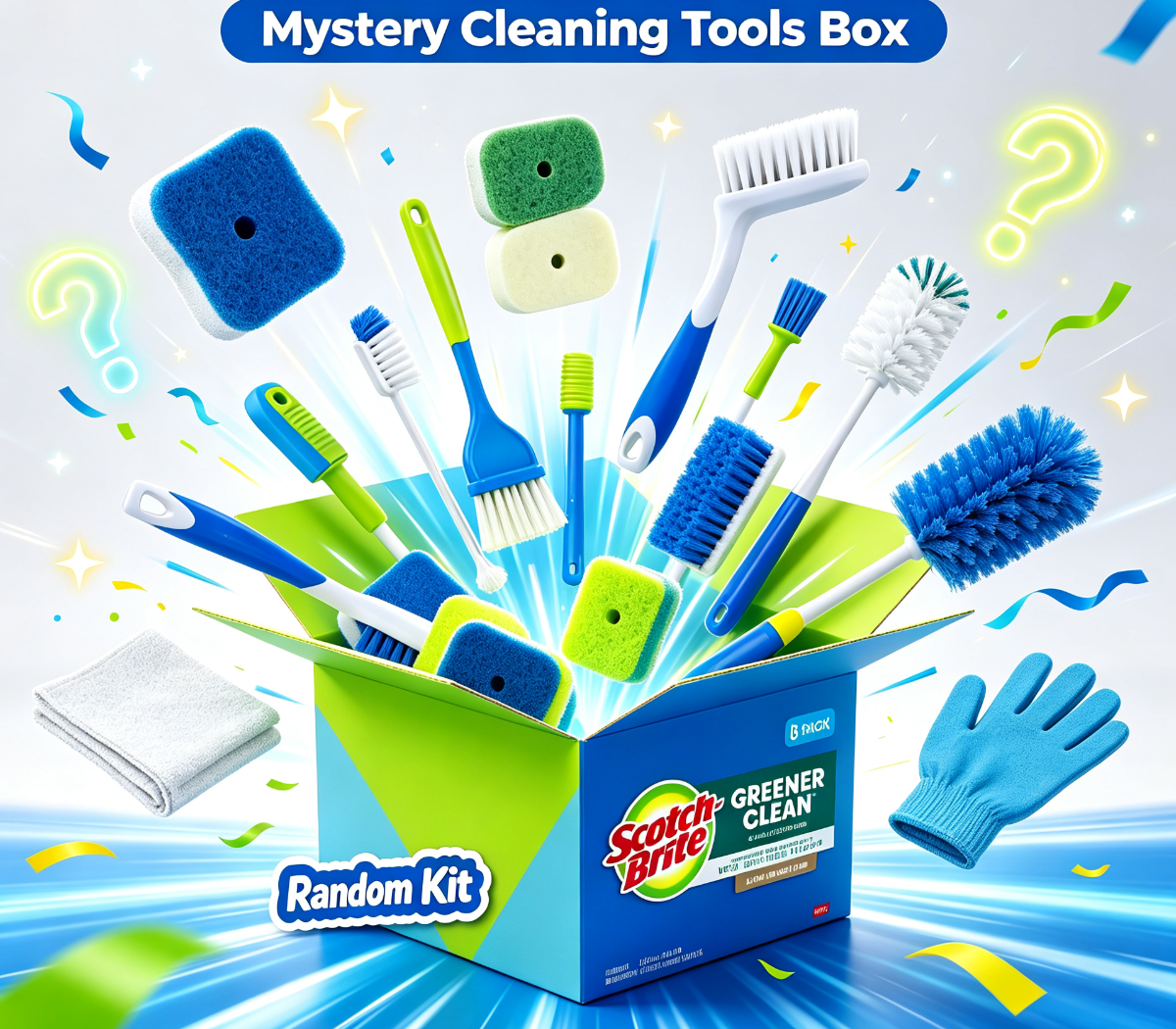 Kotak Misteri Spons Pembersih  - Kitchen Gadgets For The Blind ulasan dan harga