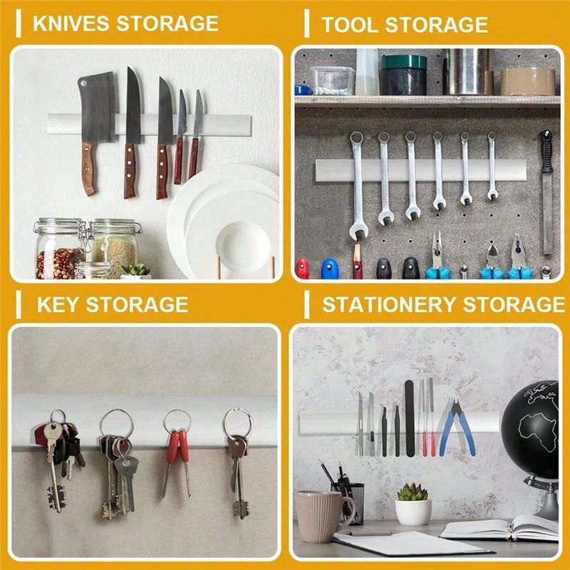 A76K Tempat Pisau Magnetik Ser - Magnetic Knife Strip ulasan dan harga