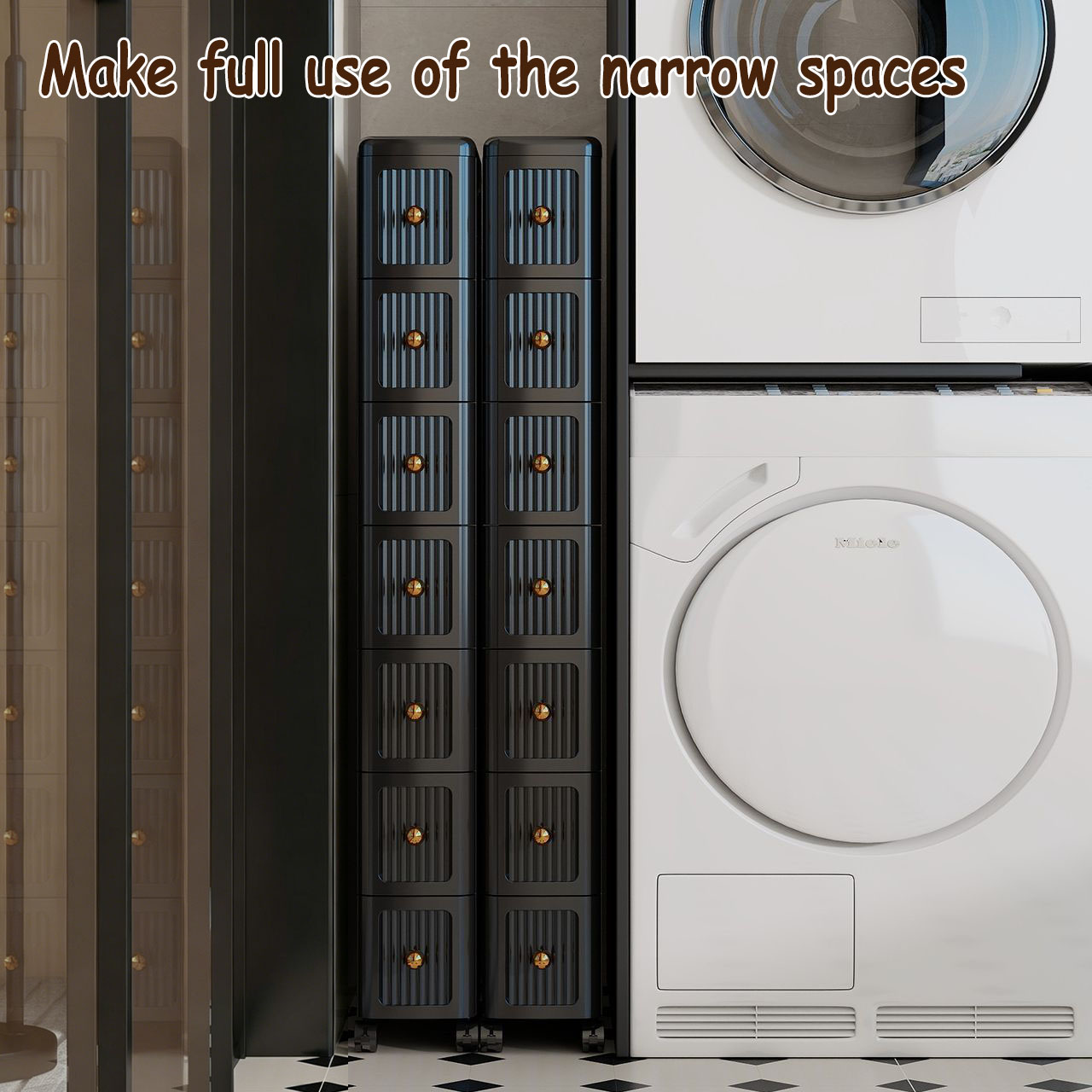 Lemari Penyimpanan Laci Sempit - Kitchen Gadgets Storage ulasan dan harga