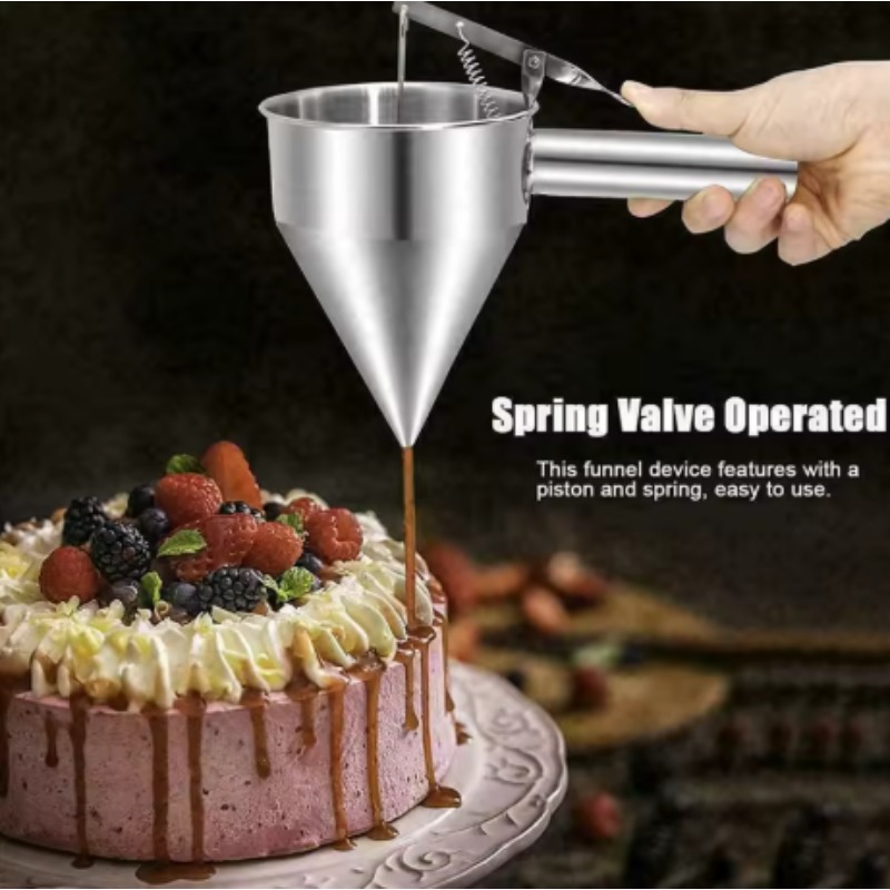Dispenser Corong Cairan Stainl - Kitchen Gadgets Worth Buying ulasan dan harga
