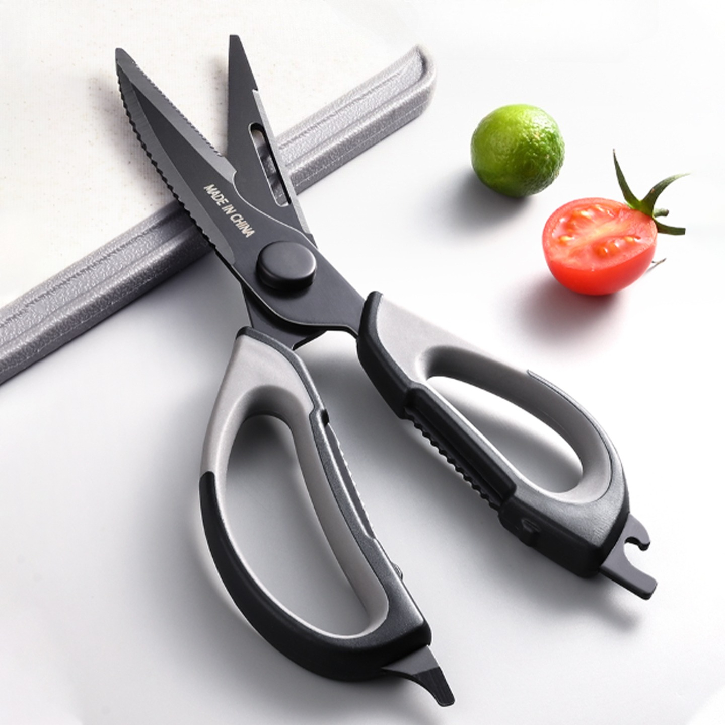 Gunting Dapur Titanium Gunting - Kitchen Gadgets Worth Buying ulasan dan harga