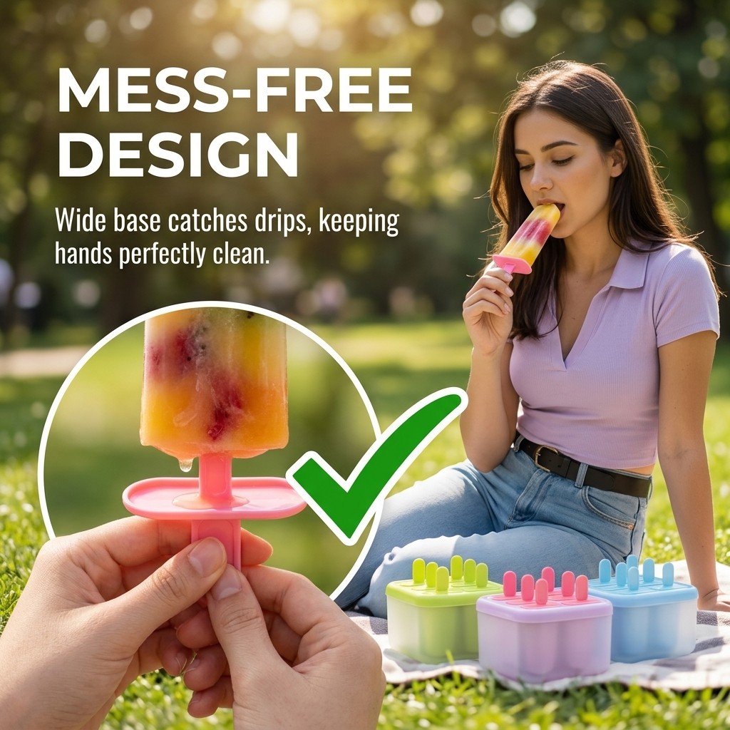 Cetakan Es Loli Plastik 8 Kota - Kitchen Gadgets For Kids ulasan dan harga