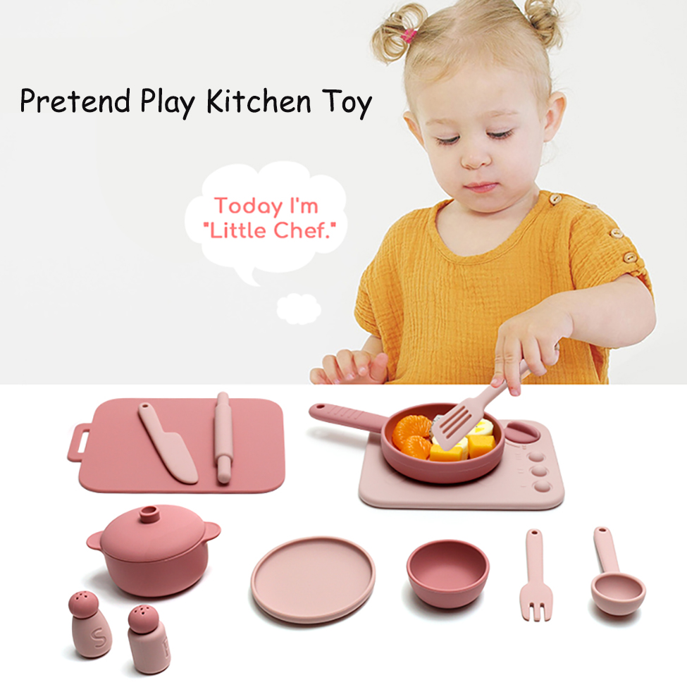 13 Pcs Set Mainan Silikon Pera - Kitchen Gadgets For Kids ulasan dan harga