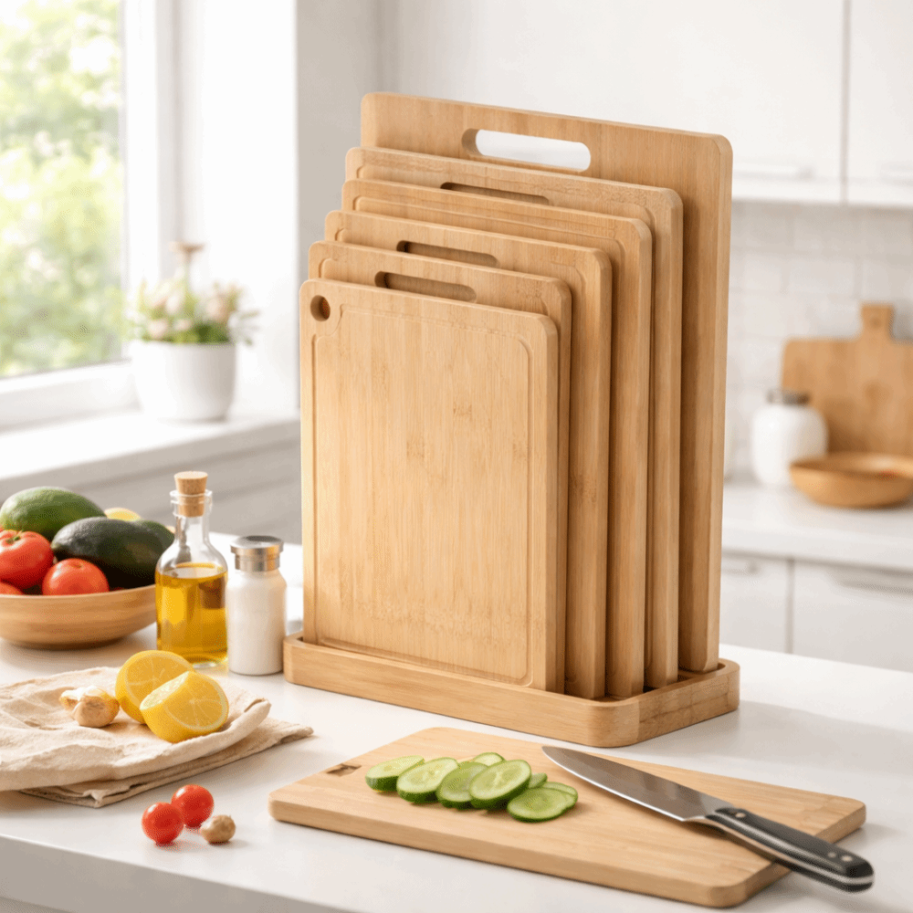 Talenan Kayu Bambu Ramah Lingk - Bamboo Cutting Board ulasan dan harga
