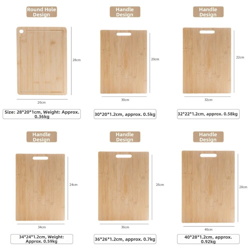 Talenan Kayu Bambu Ramah Lingk - Bamboo Cutting Board ulasan dan harga