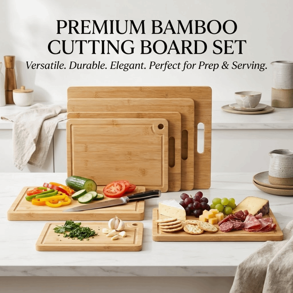 Papan Pemotong Sayuran Ramah L - Bamboo Cutting Board ulasan dan harga