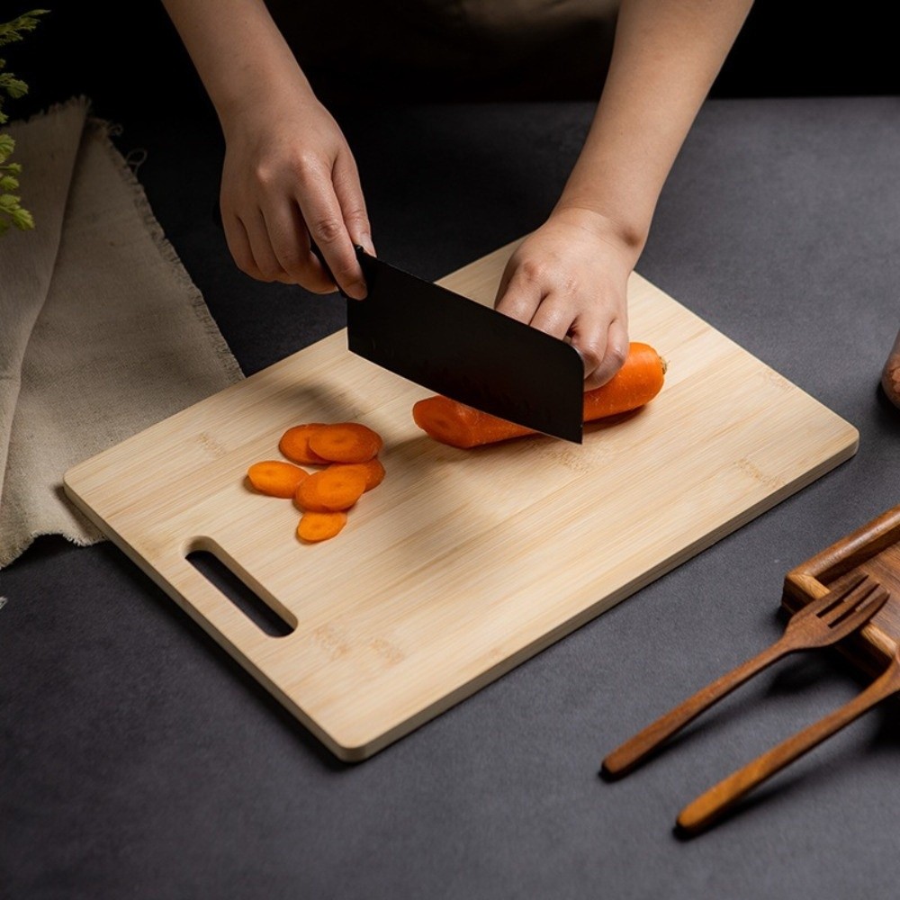 Papan Pemotong Sayuran Ramah L - Bamboo Cutting Board ulasan dan harga
