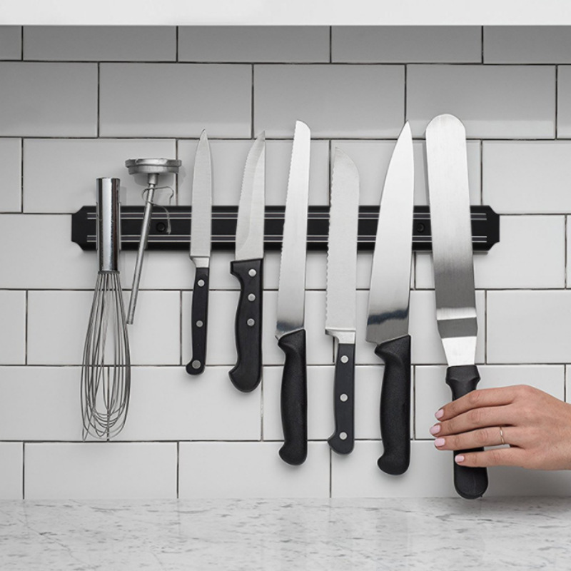 Pisau Baja Tahan Karat Dipasan - Magnetic Knife Strip ulasan dan harga