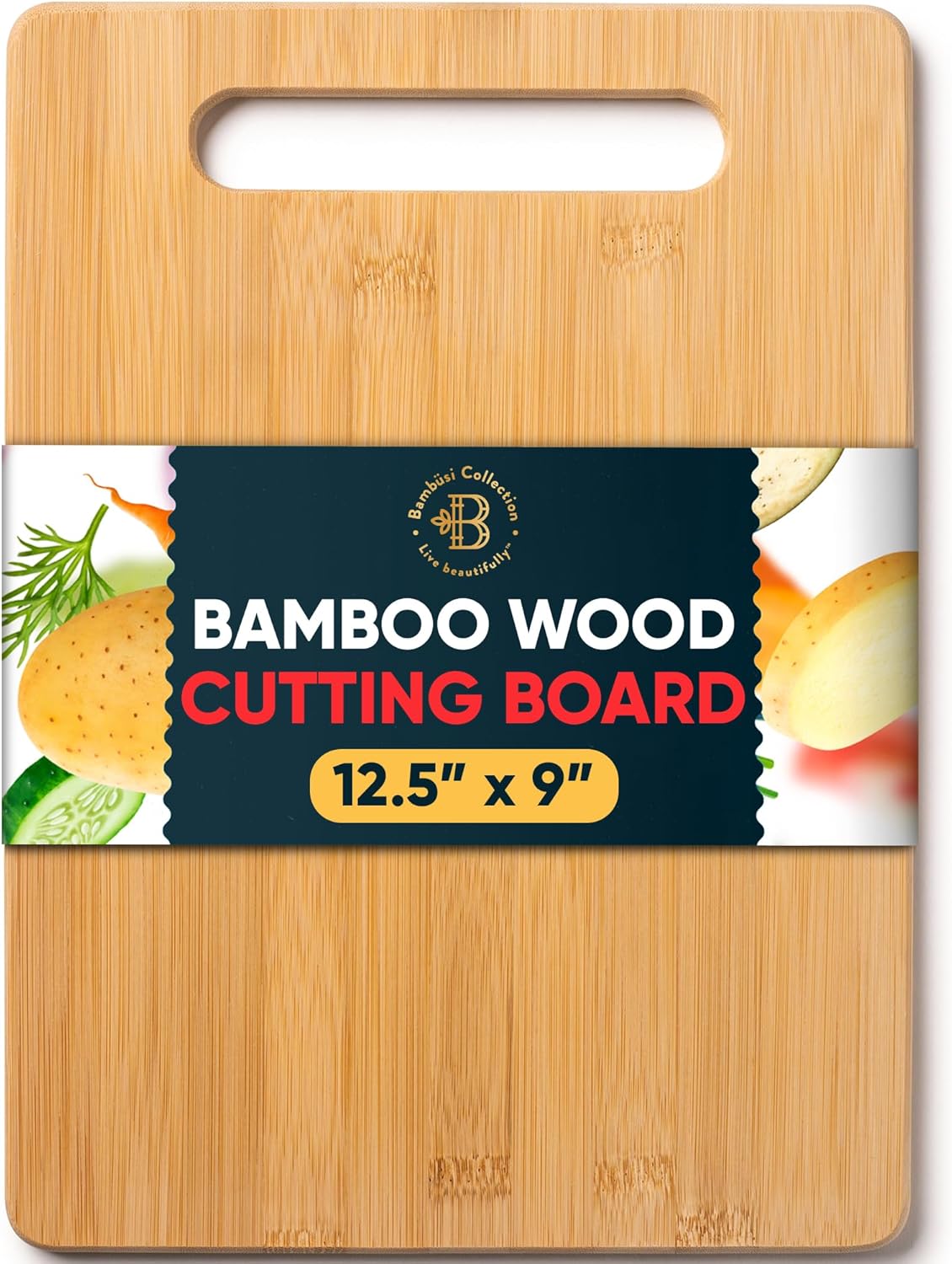 Papan Pemotong Bambu 12.5x9 in - Bamboo Cutting Board ulasan dan harga
