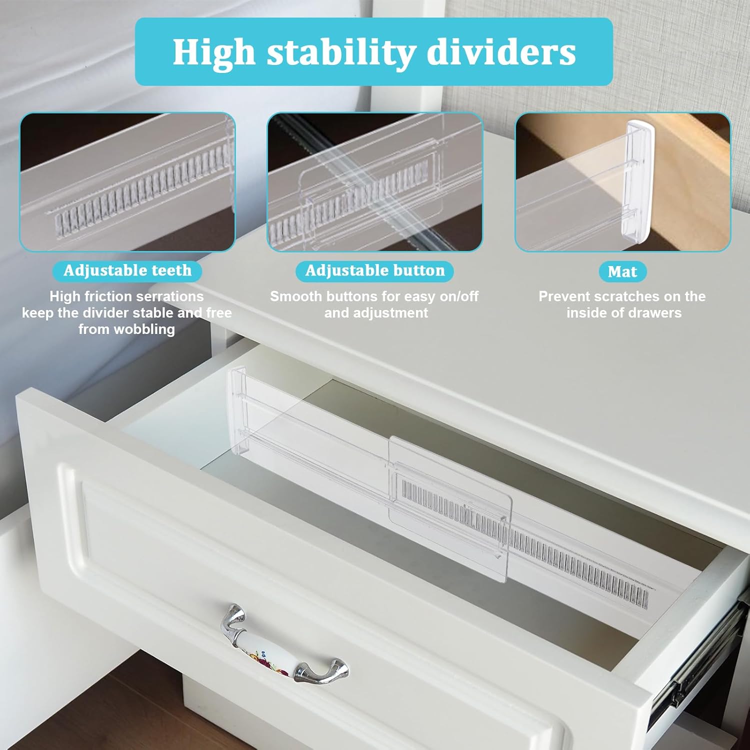 Pembagi Laci Ekspansiabel 4/6/ - Kitchen Gadgets Storage ulasan dan harga