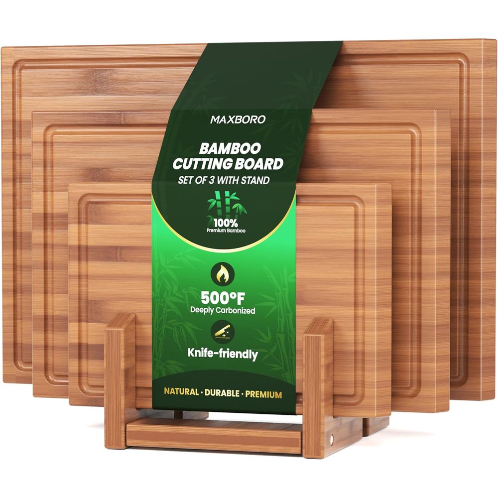 Set Talenan Bambu Tiga Sisi de - Bamboo Cutting Board ulasan dan harga