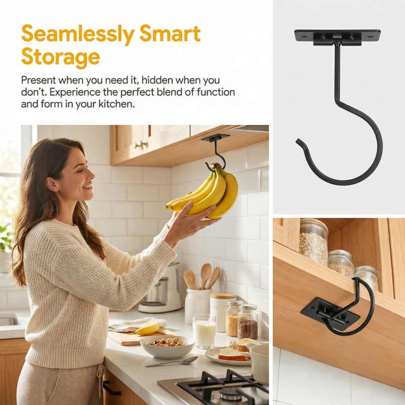 Rak Penyimpanan Lipat Perekat  - Kitchen Gadgets Storage ulasan dan harga